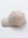 【SALE/30%OFF】欧州航路 ケーブルニットキャップ アミナコレクション 帽子 キャップ ベージュ ブラック ホワイト