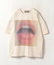 【SALE／50 OFF】allureville 【FRENKEN(フランケン)】 FRENCH KISS T SHIRTS アルアバイル トップス カットソー Tシャツ ホワイト【送料無料】