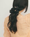 KBF シアージャガードシュシュ ケービーエフ ヘアアクセサリー ヘアゴム ブラウン ブラック
