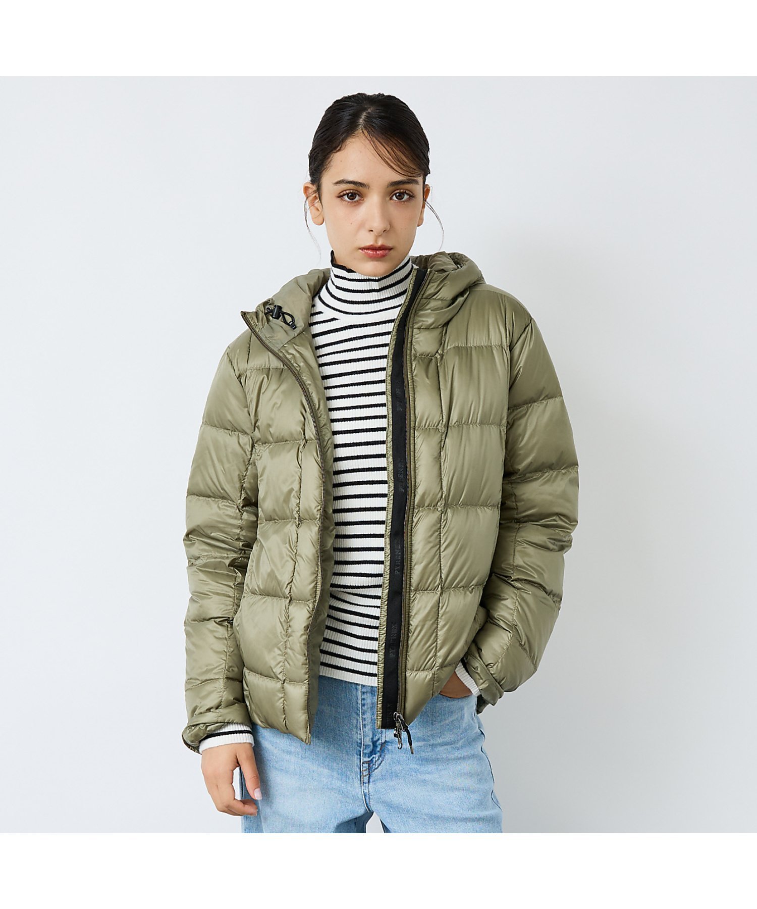 Rouge vif la cle 【PYRENEX / ピレネックス】BASSIA HOODED / バッシア フ ルージュ・ヴィフ ラクレ ジャケット・アウター ダウンジャケット・ダウンベスト ブラック カーキグリーン【送料無料】