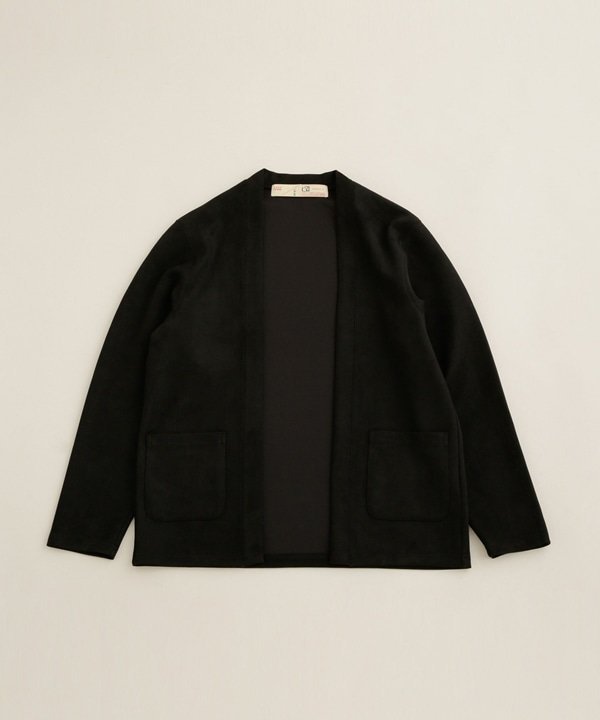【NU_23SALE_0118】NANO universe メンズ トップス ナノユニバース LB.04【SALE/50%OFF】LB.04 LB.04/フェイクスウェードトッパーカーディガン ナノユニバース トップス カーディガン ブラック グレー ブラウン
