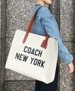 COACH リレー トート・コーチ グラフィック コーチ バッグ トートバッグ ホワイト【送料無料】