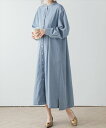 【SALE/42%OFF】La-gemme デニム シャツワンピ ラジュール ワンピース・ドレス ワンピース ブルー ブラック