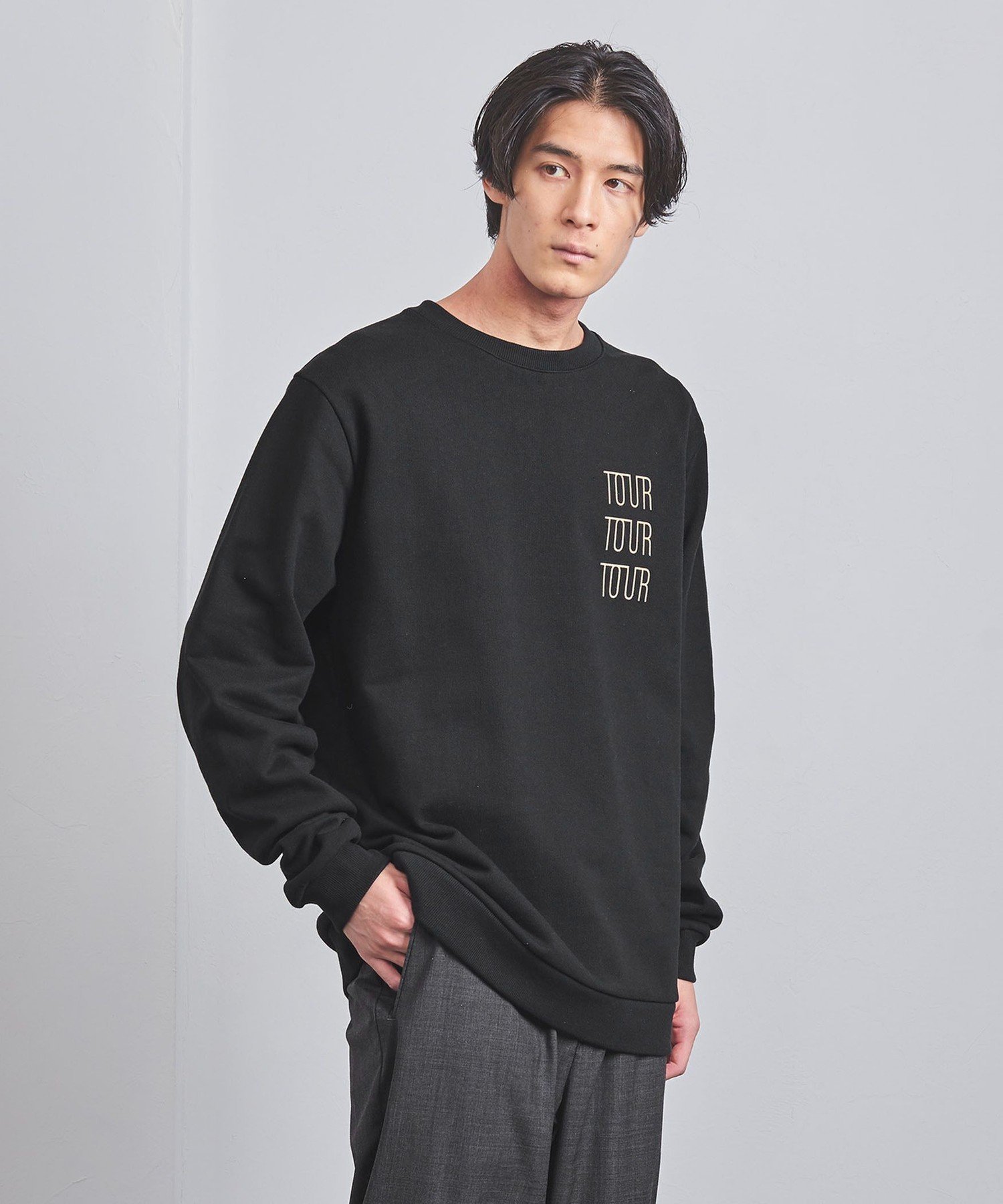 【SALE／70 OFF】UNITED ARROWS ＜TOUR＞ シグネチャー スウェットプルオーバー ユナイテッドアローズ アウトレット 福袋 ギフト その他 その他 ブラック ホワイト【送料無料】