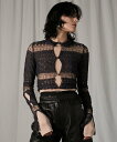 【SALE/40%OFF】PRANK PROJECT モヘアレースクロップドカーディガン / Mohair Lace Cropped Cardigan プランク...