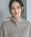 【SALE/45%OFF】A part by シルクスカーフ アパートバイ ファッション雑貨 スカーフ・バンダナ ベージュ ブラウン