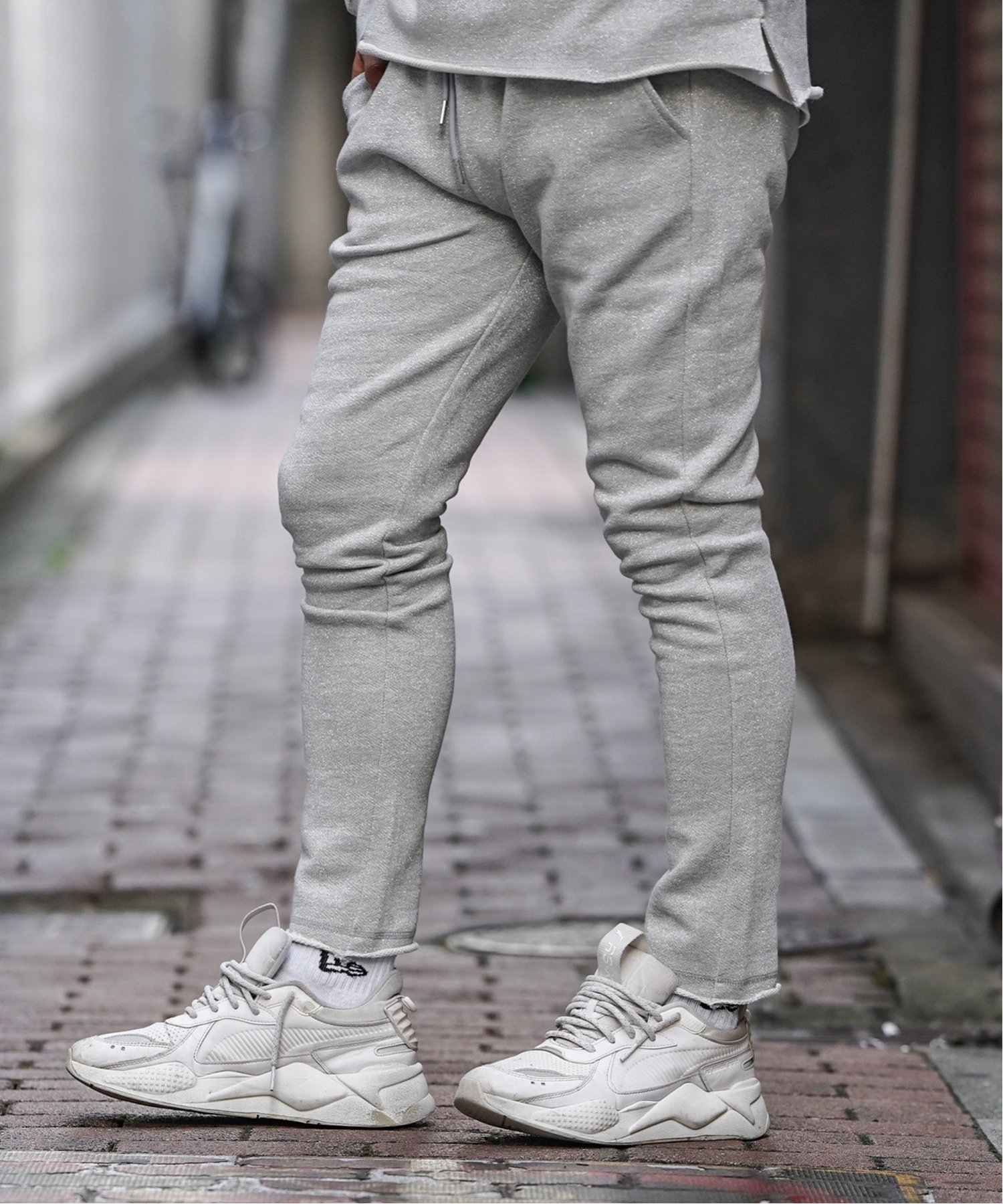 Retro Engine RetroEngine/(M)RTEG S&T SWPT アダムスジャグラー パンツ ジャージ・スウェットパンツ グレー ベージュ【送料無料】