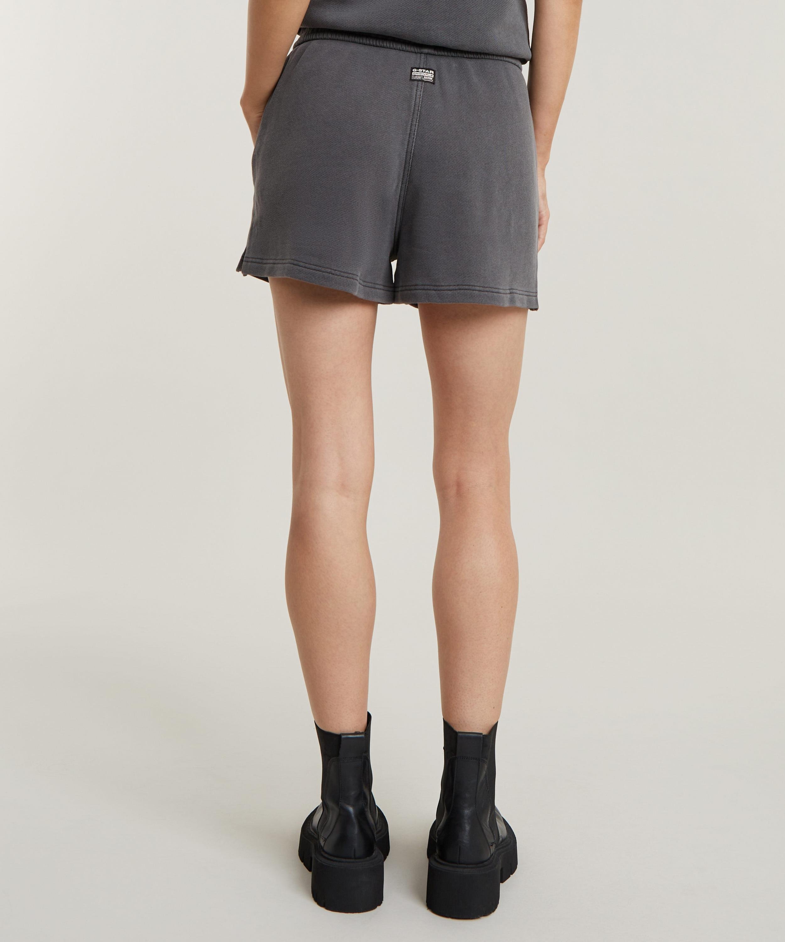 【公式ショップ】OVERDYED SWEAT SHORTS/オーバーダイスウェットショートパンツ ジースターロゥ パンツ ジャージ・スウェットパンツ グレー
