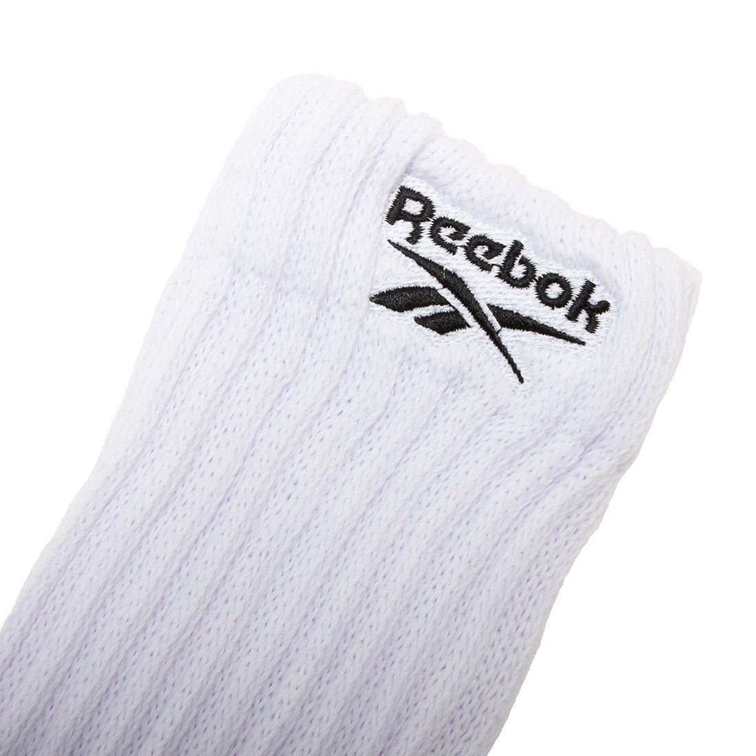 Reebok リブクルーソックス リブート 90's/ Ribbed Crew Socks REBOOT 90's リーボック 靴下・レッグウェア 靴下 ブラック ホワイト