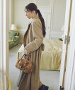 NATURAL BEAUTY BASIC テーラーベルテッドロングコート ナチュラルビューティベーシック ジャケット・アウター その他のジャケット・アウター グ...
