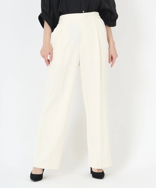 【SALE／50%OFF】STRAWBERRY-FIELDS パンツ ストロベリーフィールズ パンツ その他のパンツ ホワイト【送料無料】