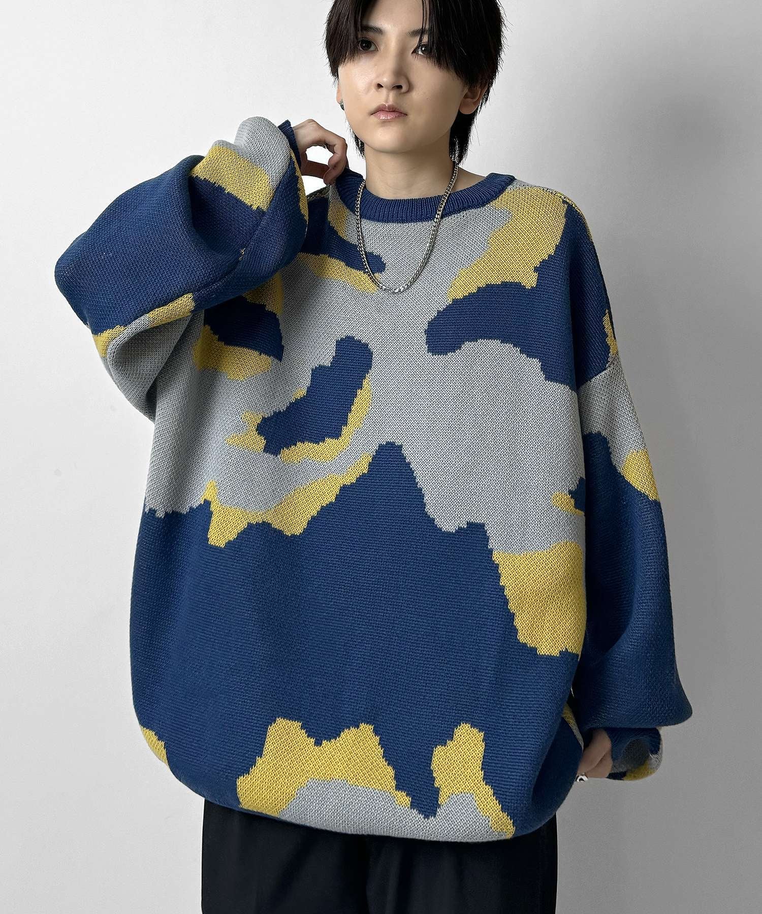 Confirm (M)メイサイ柄ニット コンファーム トップス ニット【送料無料】