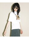 【SALE/30%OFF】bonjour records ROBERTA BAYLEY TEE/ GOLD SOFA ビッグシルエットTシャツ ボンジュールレコード カットソー カットソーその他 ホワイト ブラウン
