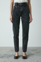 【SALE/20%OFF】MOUSSY HW YOKE CHEMICAL TAPERED マウジー パンツ/ジーンズ ストレートジーンズ ブラック ブルー【送料無料】