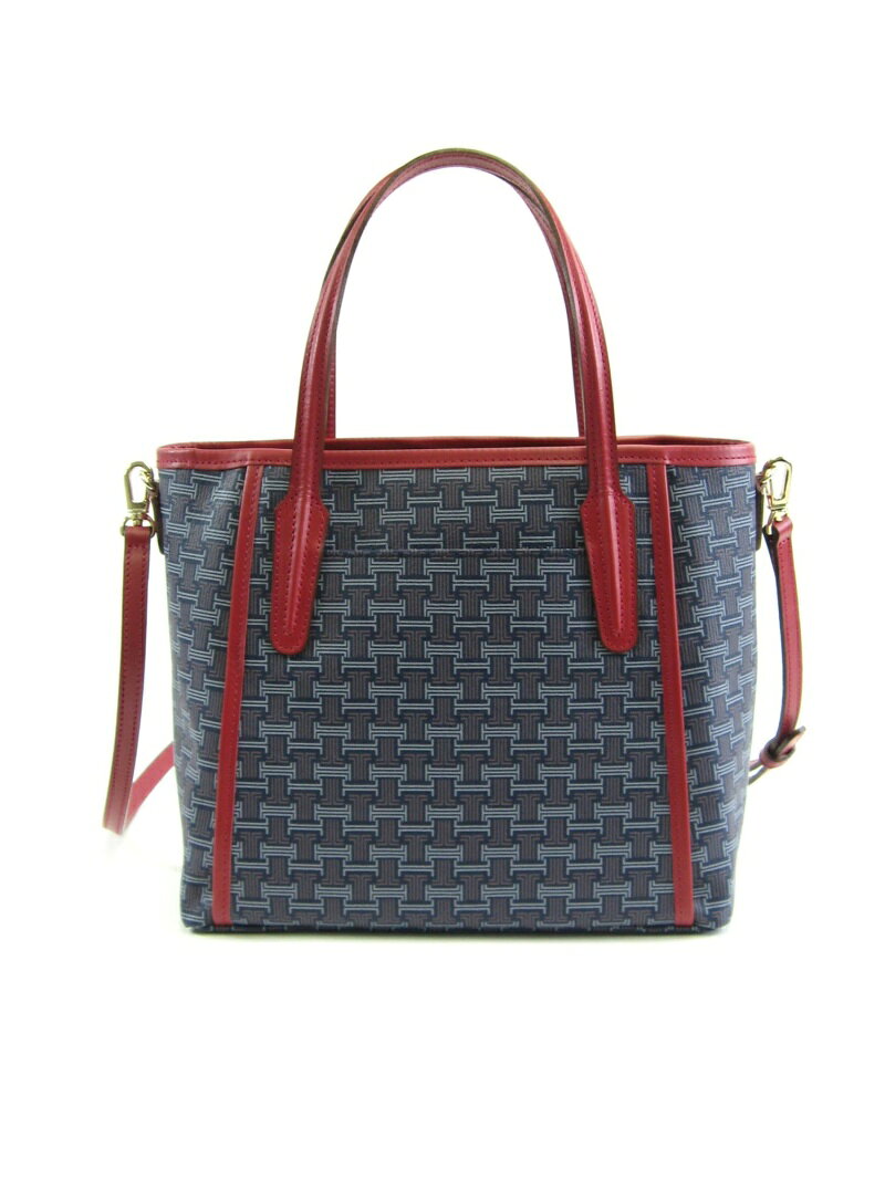 LANVIN COLLECTION フェリア ショルダー付き手提げバッグ マルショウ エンドウ バッグ ハンドバッグ ネイビー【送料無料】