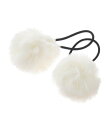 【SALE/60%OFF】PINK-latte フェイクファー付きヘアゴムセット ピンク ラテ ヘアアクセサリー その他のヘアアクセサリー ホワイト ブルー ピ...