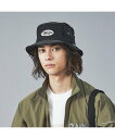 ABAHOUSE LASTWORD 【DICKIES/ディッキーズ】WAPPEN BUCKET HAT / ワッペン アバハウス 帽子 ハット ブラック ブルー...