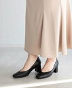 RANDA 走れる美脚パンプス スクエアトゥ*Vカット ランダ シューズ・靴 パンプス ホワイト ベージュ ブラック【送料無料】
