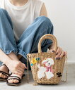 PAUL & JOE ミニショルダーかごバッグ PJA-B811 刺繍 チェーンショルダー エルゲイス バッグ かごバッグ ブラウン【送料無料】