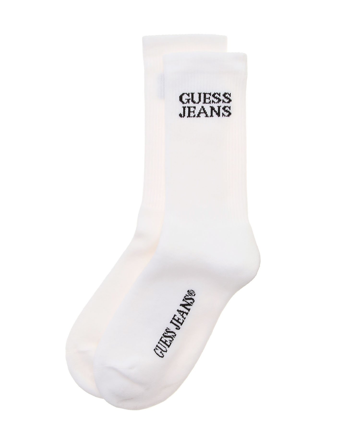 GUESS JEANS GUESS JEANS 靴下(M)GJ Unisex Crew Sock ゲス 靴下・レッグウェア 靴下 ホワイト ブラック