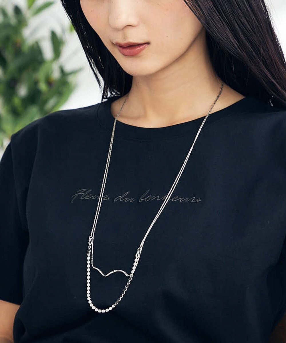 【SALE／20%OFF】a.v.v プレートコンビロングネックレス アー・ヴェ・ヴェ アクセサリー・腕時計 ネックレス ゴールド シルバー