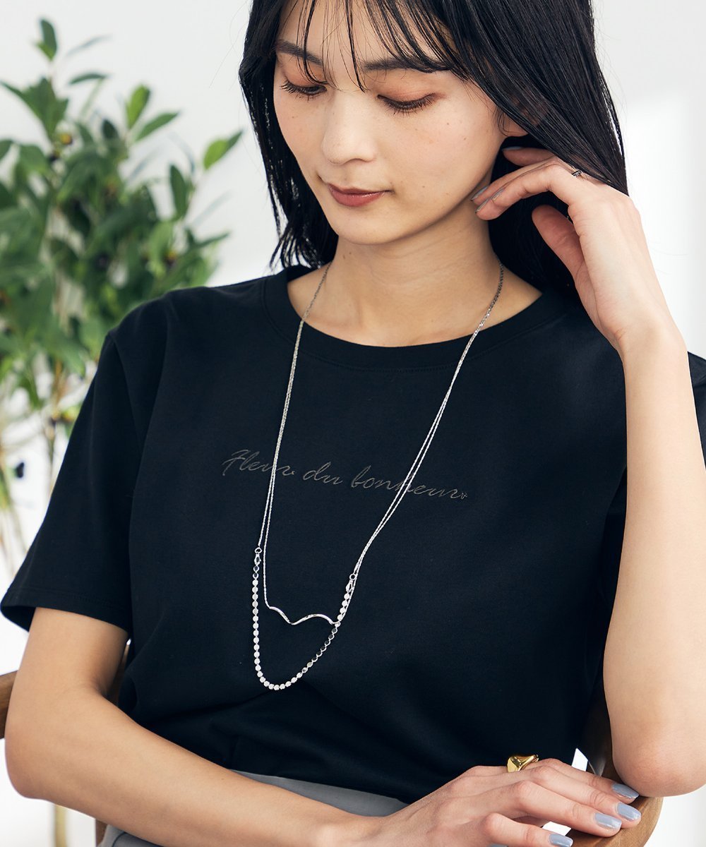 【SALE／20%OFF】a.v.v プレートコンビロングネックレス アー・ヴェ・ヴェ アクセサリー・腕時計 ネックレス ゴールド シルバー