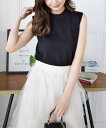 【SALE/33%OFF】clear ミラノリブノースリーブニットトップス クリア トップス ニット ブラック ピンク ブルー