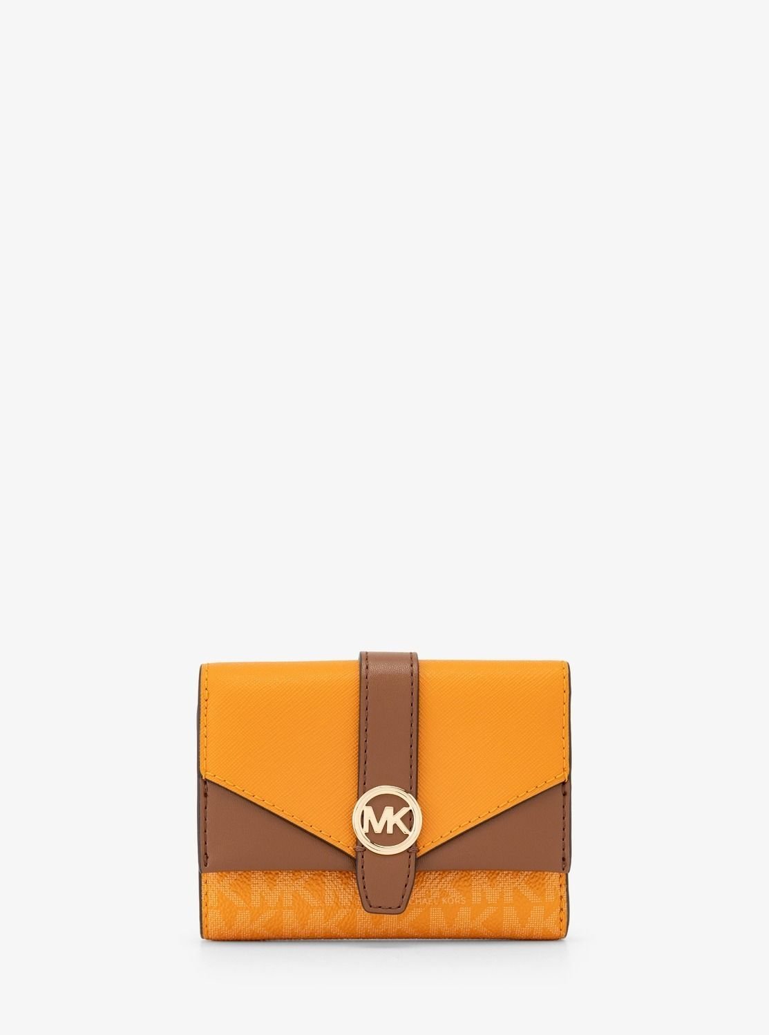 MICHAEL KORS GREENWICH トライフォールド ウォレット ミディアム - MKシグネチャー マイケルコース マイケル・コース 財布・ポーチ・ケース 財布