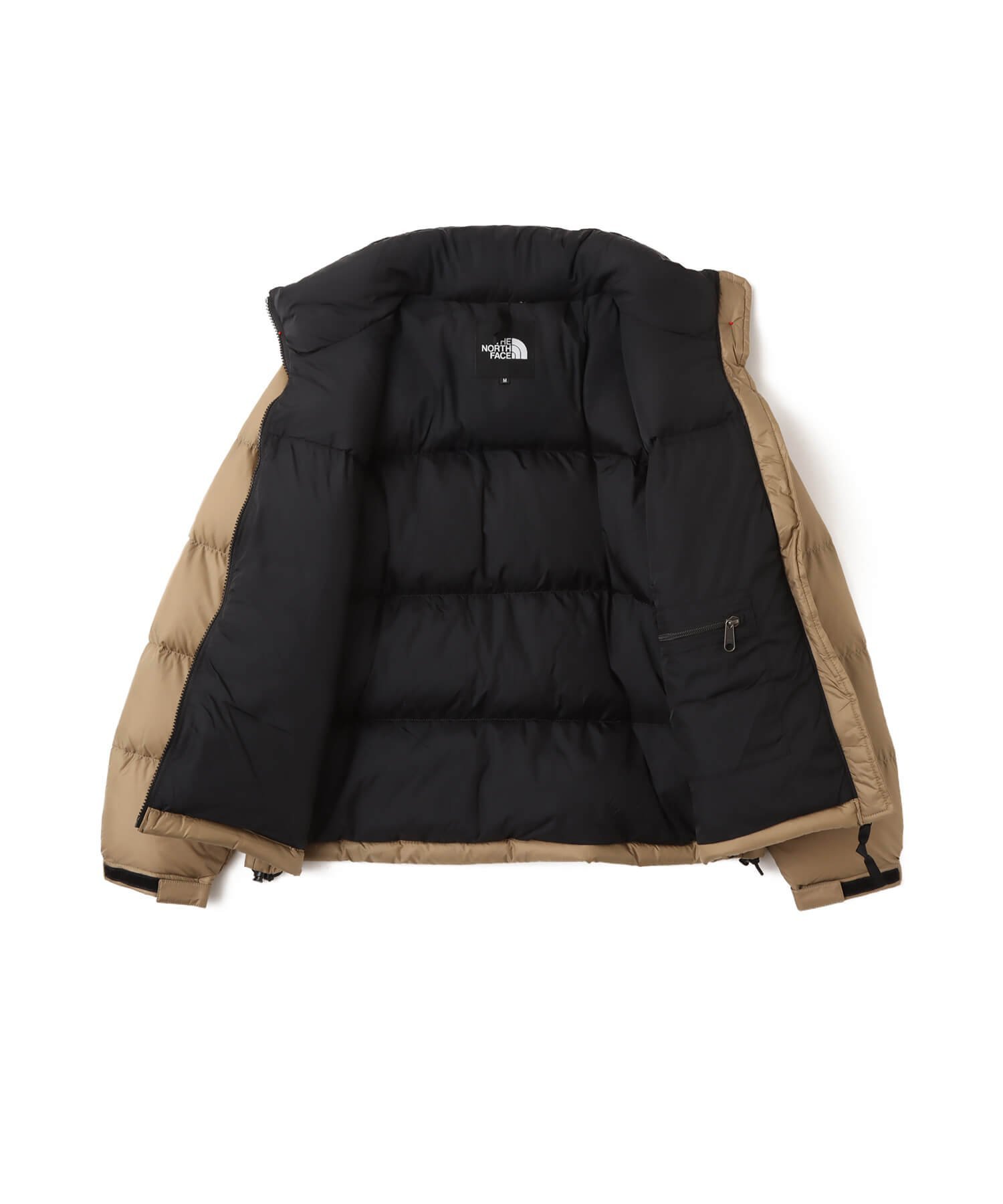 THE NORTH FACE Womens Short Nuptse Jacket ブラックxクラシックカーキ アトモス ジャケット・アウター その他のジャケット・アウター カーキグリーン