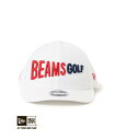 BEAMS GOLF NEW ERA BEAMS GOLF / 9FIFTY LP フラッグロゴ キャップ ビームス ゴルフ 帽子 キャップ ホワイト ブラック ネイビー【送料無料】