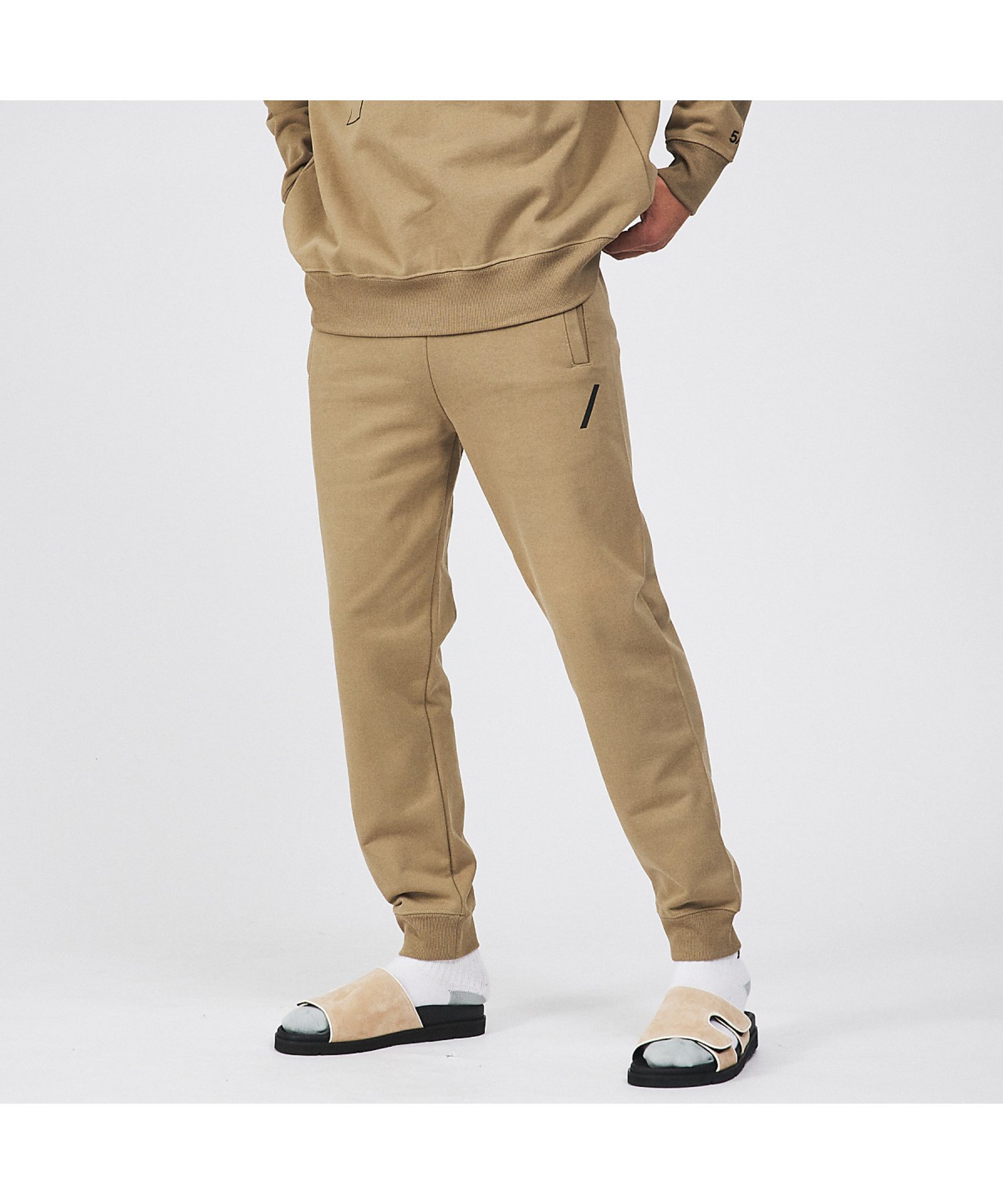 5351POUR LES HOMMES 【5/】スラッシュ ジョガー ゴーサンゴーイチプールオム パンツ その他のパンツ ブラック カーキグリーン ホワイト ベージュ