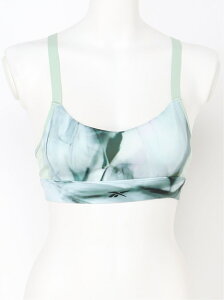 【SALE／70%OFF】Reebok ラックス ストラッピー スポーツ ブラ リキッド アビス プリント / Lux Strappy Sports Bra Liquid Abyss Print リーボック リーボック スポーツ/水着 スポーツウェア グリーン ブルー