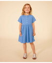 【SALE/10%OFF】PETIT BATEAU イギリス刺繍ワンピース プチバトー ワンピース・ドレス ワンピース ブルー【送料無料】