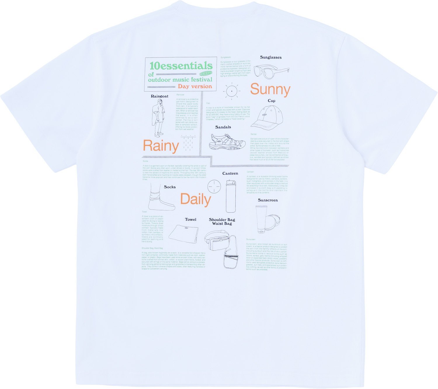 【SALE／30%OFF】KEEN OC/RP 10 ESSENTIALS TEE ユニセックス エッセンシャルズ ティー キーン トップス カットソー・Tシャツ ホワイト【送料無料】