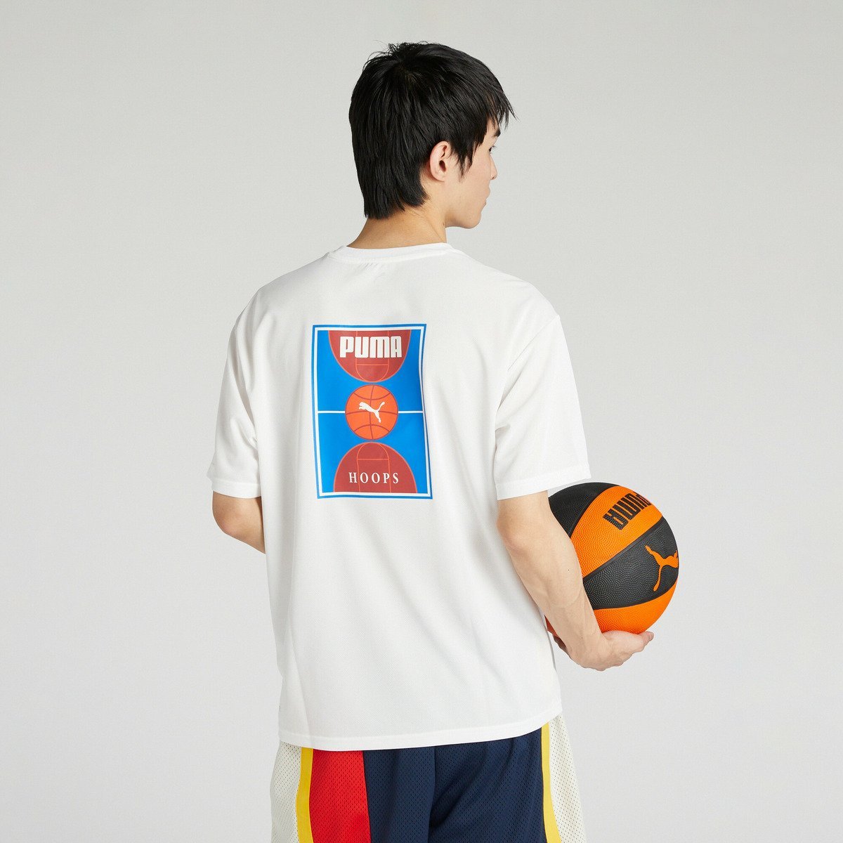 ユニセックス バスケットボール BP 半袖 Tシャツ BASKETBALL BP TEE プーマ トップス カットソー・Tシャツ ホワイト