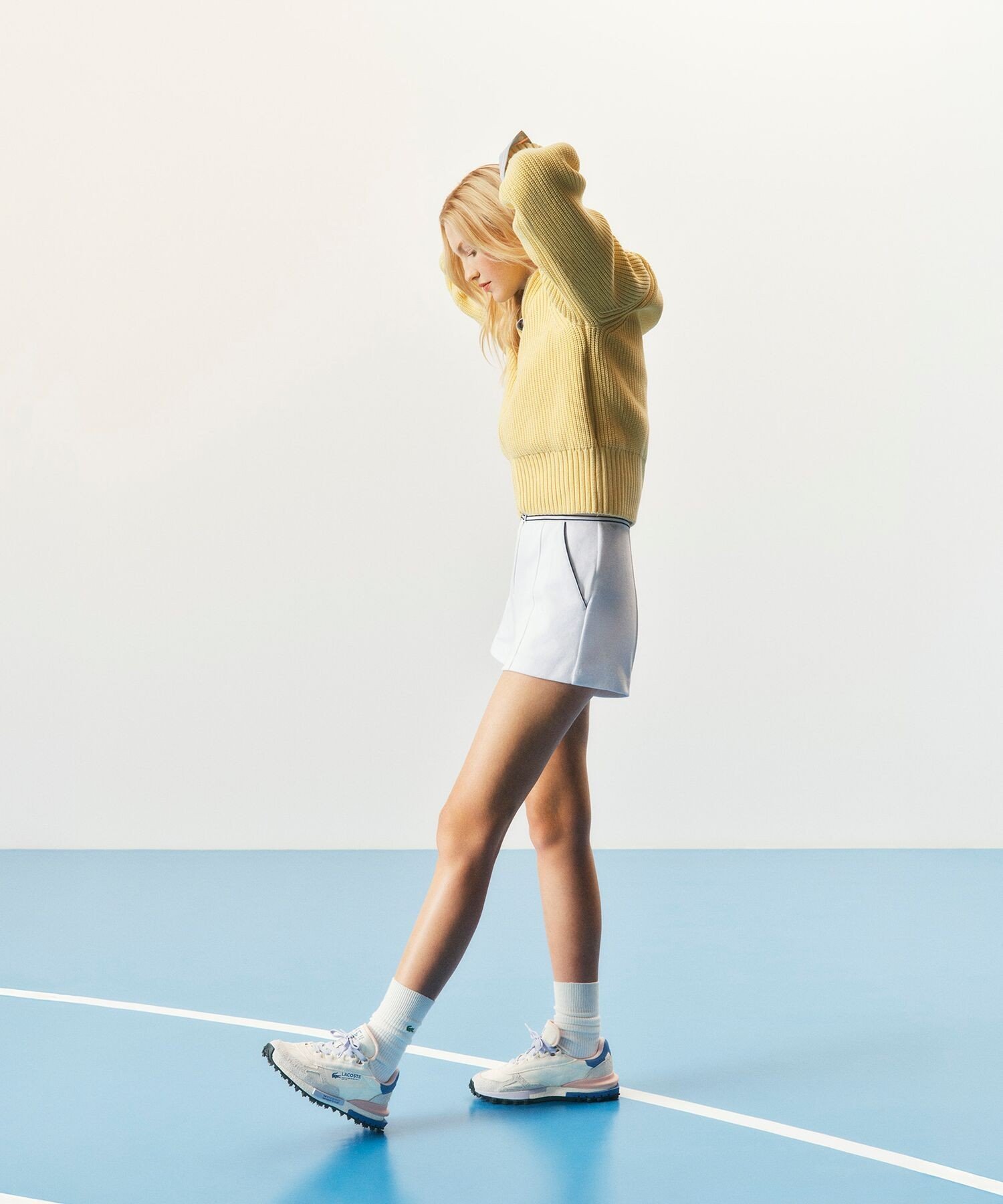 LACOSTE レディース ELITE ACTIVE 1261 SFA / パステルカラーリング スパイクソール エリートアクティブスニーカー ラコステ シューズ・靴 スニーカー ホワイト【送料無料】