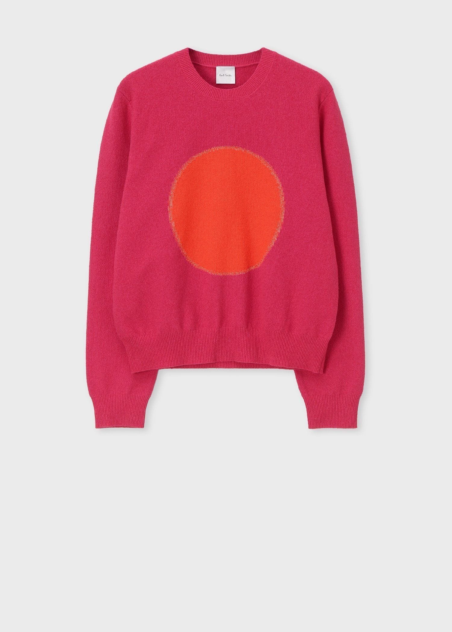 Paul Smith ウィメンズ サークルモチーフ ニット ポール・スミス トップス ニット ピンク【送料無料】