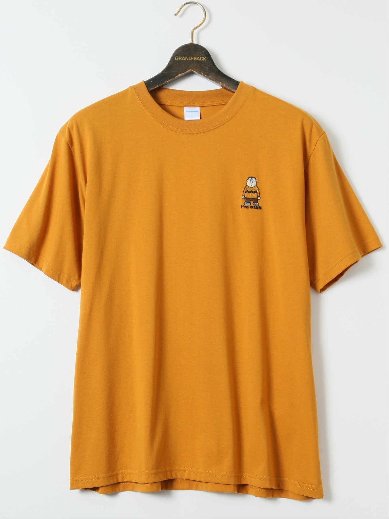 【大きいサイズ】ドラえもん/ジャイアン 吸水速乾 クルーネック 半袖Tシャツ タカキュー トップス カットソー・Tシャツ グレー ホワイト イエロー グリーン