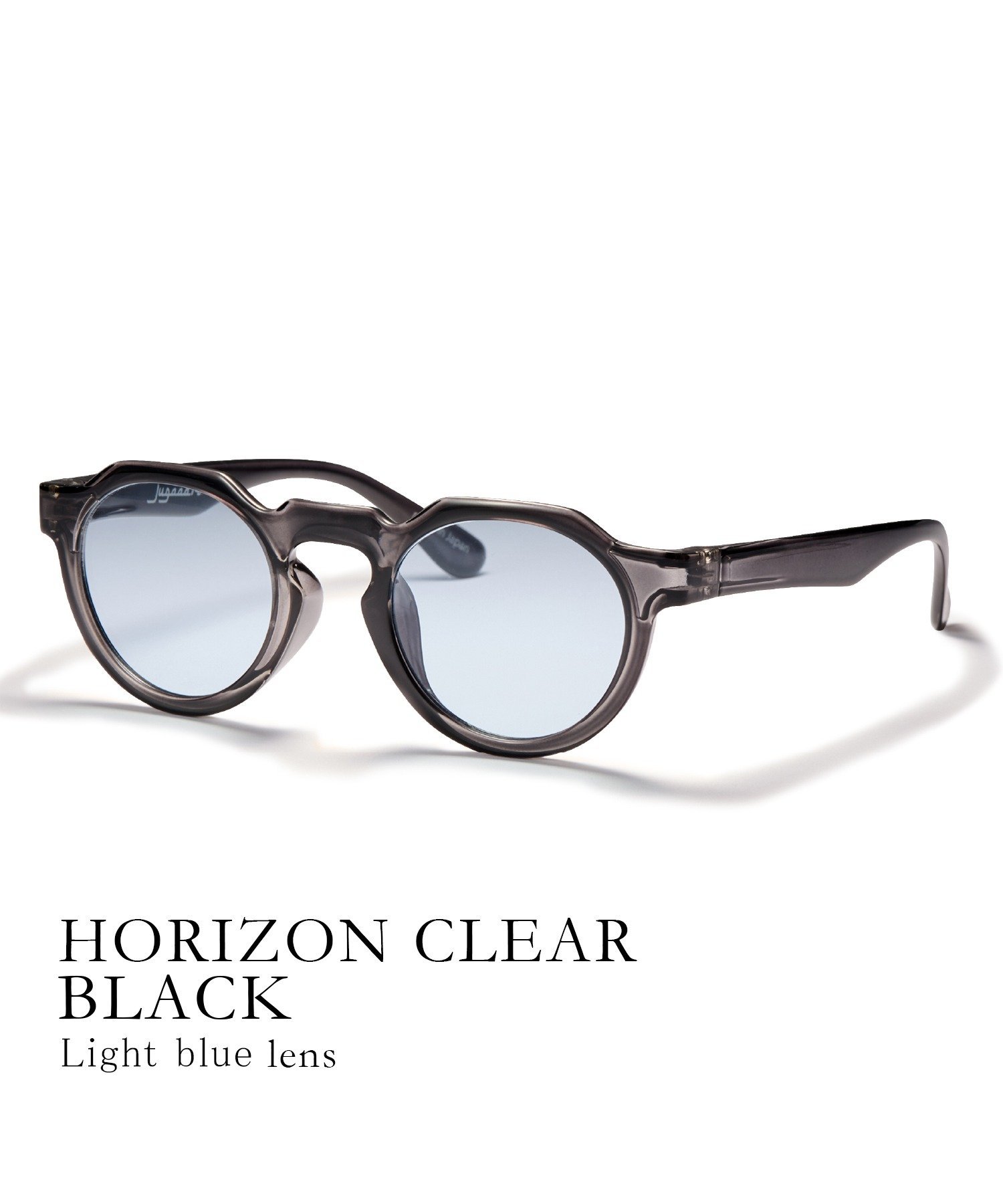 jugaad14 jugaad14/【HORIZON】CLEAR blackフレーム サングラス セットアップセブン ファッション雑貨 サングラス ブラック【送料無料】