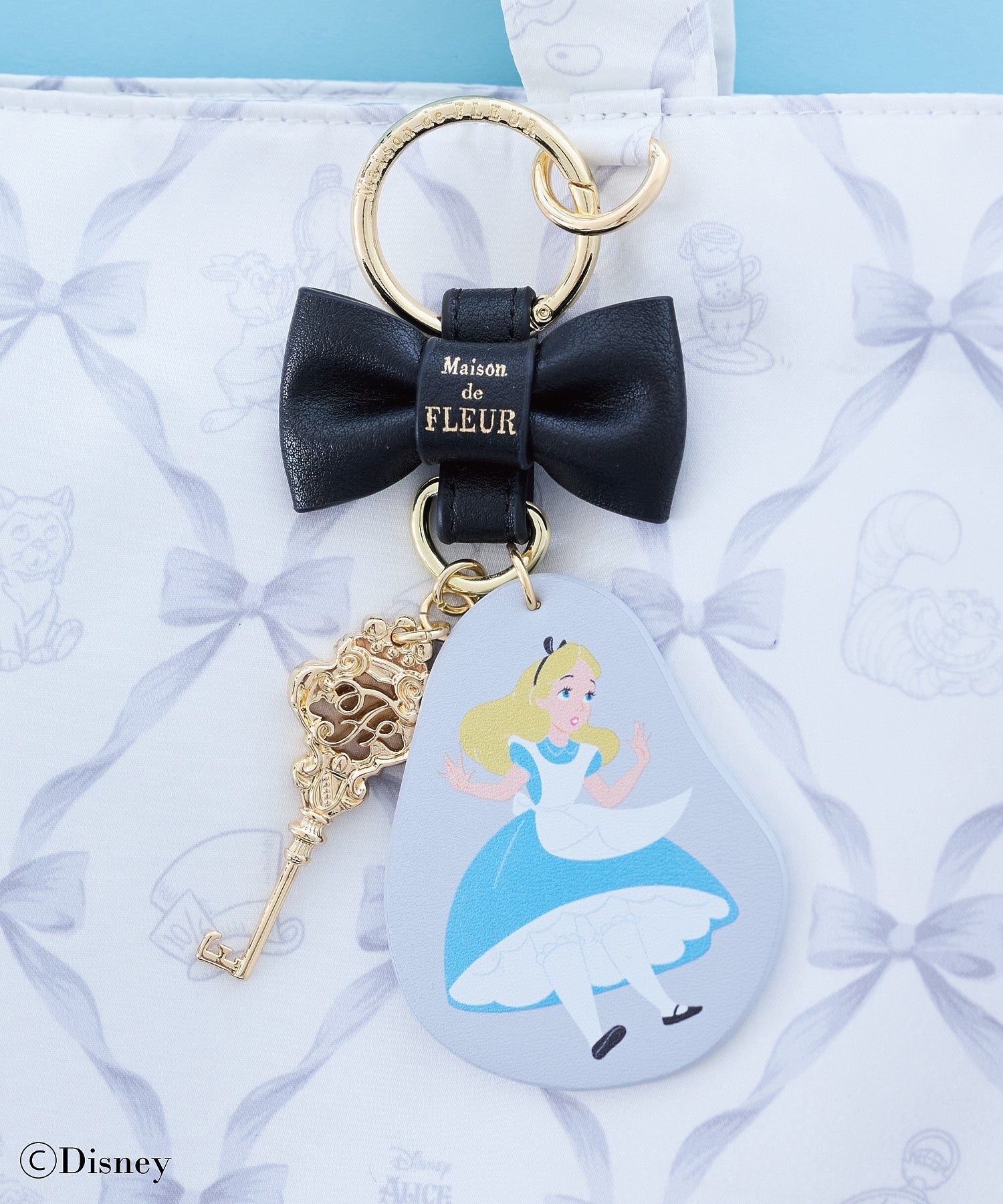 Maison de FLEUR Alice/リボンキーリング メゾン ド フルール アクセサリー・腕時計 その他のアクセサリー・腕時計 ブラック