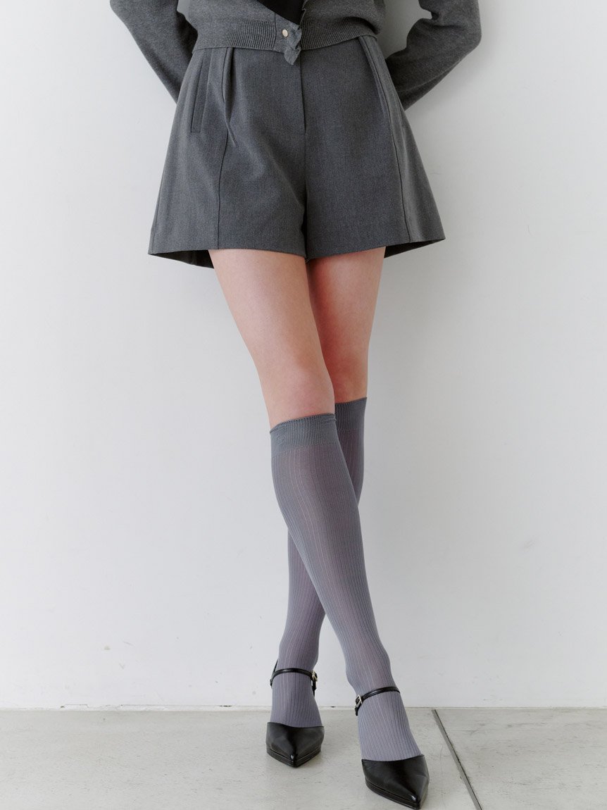 SNIDEL 【セットアップ対応】バリエショートパンツ スナイデル パンツ その他のパンツ グレー ブラック