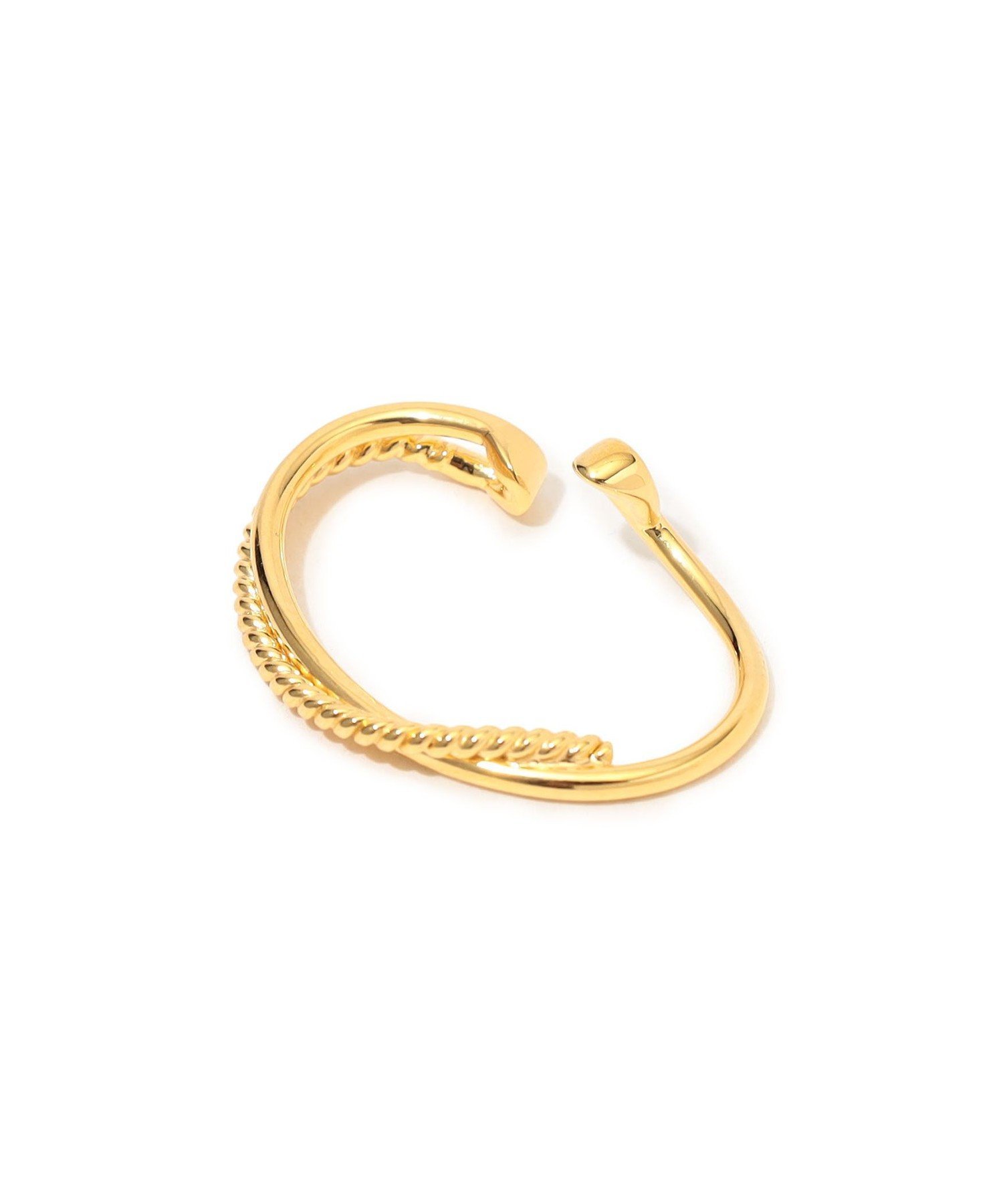 TOMORROWLAND（トゥモローランド）BAR Jewellery CONTRA ゴールド 片耳 イヤーカフ※こちらの商品は片耳用です。「対」や「反対」を意味するContra（コントラ）の名を冠し、対照的な質感の調和を体現したゴールドイヤーカフ。ねじりを加えたワイヤーと滑らかなワイヤーという異なる質感が織りなすコントラストが、耳元に上品な立体感と洗練された煌めきを与えます。身につけるだけで顔まわりにモードなアクセントを添え、自分らしいレイヤードスタイルを楽しめるジュエリーです。■素材Recycledsterlingsilverwith18ctgoldplating■デザイン異なるワイヤーの質感が大地と空が出会う場所を思わせる立体的なデザイン。バランスの取れたフォルムが耳元を印象的に演出します。■コーディネート単体での着用はもちろん、他のピアス・イヤーカフと重ね付けして質感の対比を楽しむスタイリングもおすすめです。〈BARJewellery（バージュエリー）〉創設者“SophieMcKay”(ソフィー・マッケイ)は、ロンドンやミラノの様々なラグジュアリーブランドで、ファッションデザイナーを務めた経験を持ち、現在もデザインコンサルタントとして活躍しています。ヴィンテージジュエリーへの情熱とファッションにポジティブな変化をもたらしたい、という思いから生まれた“BARJewellery”(バージュエリー)。ソフィーの幅広いファッションワールドとのインタラクション、アート・建築・コンテンポラリーカルチャーへの情熱がブランドへのインスピレーションです。BARという名前は、金属がジュエリーになる前のミニマルで紛れもない「バー」の形を模して、基本に立ち返るという考えに由来しています。マテリアルは全て、100%リサイクルシルバーを採用しています。ポジティブでエシカル、そしてサステイナブルな取り組みは、ブランドの中心となる考えです。彼女たちの美学は、トレンドのはかなさを超えたエレガンスとシンプルさを大切にし、職人の手でひとつひとつ丁寧に作られています。※商品の色味は、商品単体または素材アップ画像をご確認ください2026AW商品店舗にお問い合わせの際は、下記の商品番号をお申し付けください。商品番号:31-05-65-05027型番：31056505027-91-99 SR2968【採寸】サイズトップF2.5*1.9cm商品のサイズについて【商品詳細】インドネシア素材：-サイズ：F※画面上と実物では多少色具合が異なって見える場合もございます。ご了承ください。商品のカラーについてTOMORROWLAND（トゥモローランド）BAR Jewellery CONTRA ゴールド 片耳 イヤーカフ※こちらの商品は片耳用です。「対」や「反対」を意味するContra（コントラ）の名を冠し、対照的な質感の調和を体現したゴールドイヤーカフ。ねじりを加えたワイヤーと滑らかなワイヤーという異なる質感が織りなすコントラストが、耳元に上品な立体感と洗練された煌めきを与えます。身につけるだけで顔まわりにモードなアクセントを添え、自分らしいレイヤードスタイルを楽しめるジュエリーです。■素材Recycledsterlingsilverwith18ctgoldplating■デザイン異なるワイヤーの質感が大地と空が出会う場所を思わせる立体的なデザイン。バランスの取れたフォルムが耳元を印象的に演出します。■コーディネート単体での着用はもちろん、他のピアス・イヤーカフと重ね付けして質感の対比を楽しむスタイリングもおすすめです。〈BARJewellery（バージュエリー）〉創設者“SophieMcKay”(ソフィー・マッケイ)は、ロンドンやミラノの様々なラグジュアリーブランドで、ファッションデザイナーを務めた経験を持ち、現在もデザインコンサルタントとして活躍しています。ヴィンテージジュエリーへの情熱とファッションにポジティブな変化をもたらしたい、という思いから生まれた“BARJewellery”(バージュエリー)。ソフィーの幅広いファッションワールドとのインタラクション、アート・建築・コンテンポラリーカルチャーへの情熱がブランドへのインスピレーションです。BARという名前は、金属がジュエリーになる前のミニマルで紛れもない「バー」の形を模して、基本に立ち返るという考えに由来しています。マテリアルは全て、100%リサイクルシルバーを採用しています。ポジティブでエシカル、そしてサステイナブルな取り組みは、ブランドの中心となる考えです。彼女たちの美学は、トレンドのはかなさを超えたエレガンスとシンプルさを大切にし、職人の手でひとつひとつ丁寧に作られています。※商品の色味は、商品単体または素材アップ画像をご確認ください2026AW商品店舗にお問い合わせの際は、下記の商品番号をお申し付けください。商品番号:31-05-65-05027型番：31056505027-91-99 SR2968【採寸】サイズトップF2.5*1.9cm商品のサイズについて【商品詳細】インドネシア素材：-サイズ：F※画面上と実物では多少色具合が異なって見える場合もございます。ご了承ください。商品のカラーについて
