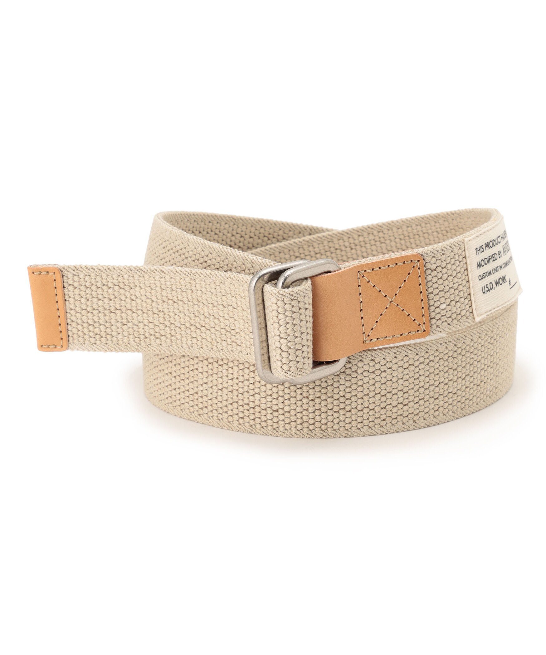 AVIREX AVIREX STRETCH BELT/ ストレッチベルト / アヴィレックス アヴィレックス ファッション雑貨 ベルト ベージュ ブラック オレン..