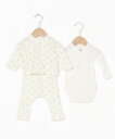 【SALE／20%OFF】PETIT BATEAU ライトスウェット3点セット プチバトー マタニティウェア・ベビー用品 ロンパース・カバーオール ホワイト【送料無料】