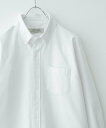 【SALE/30%OFF】Sonny Label 抗菌オックスボタンダウン長袖シャツ サニーレーベル トップス シャツ・ブラウス ネイビー グレー ホワイト ブ...
