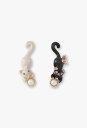 ANNA SUI 猫モチーフ ピアス アナ スイ アクセサリー・腕時計 ピアス【送料無料】