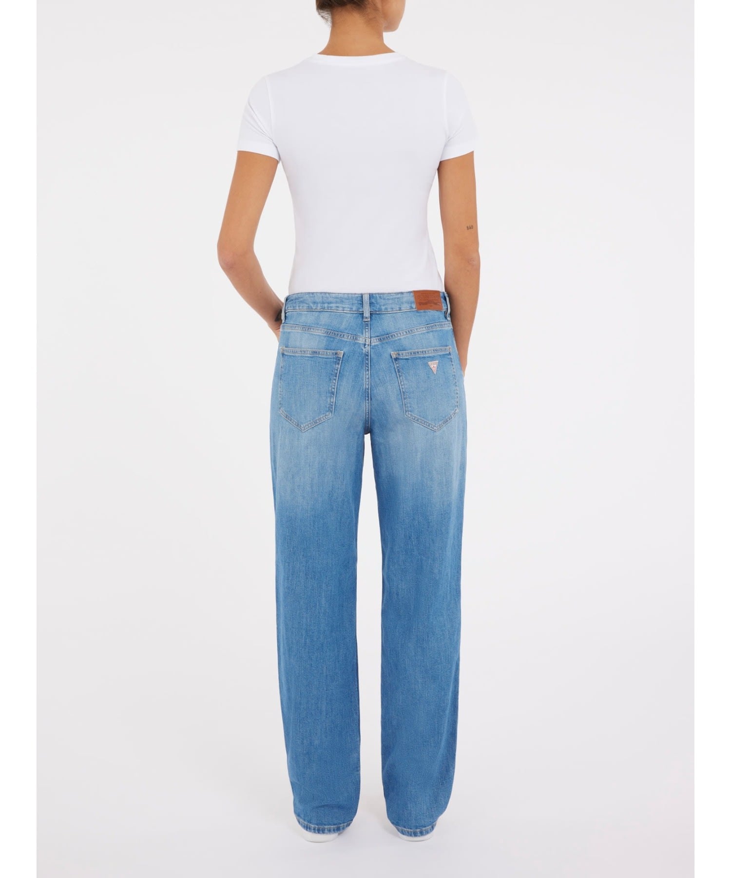 GUESS JEANS デニムパンツ (W) Boyfriend ゲス パンツ ジーンズ・デニムパンツ ブルー