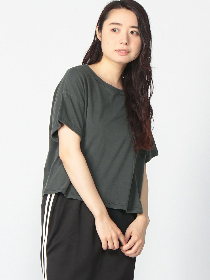 【SALE／50%OFF】BROWNY STANDARD BROWNY STANDARD/(L)カラーピグメントT ウィゴー カットソー Tシャツ ブラック イエロー ピンク ホワイトのサムネイル