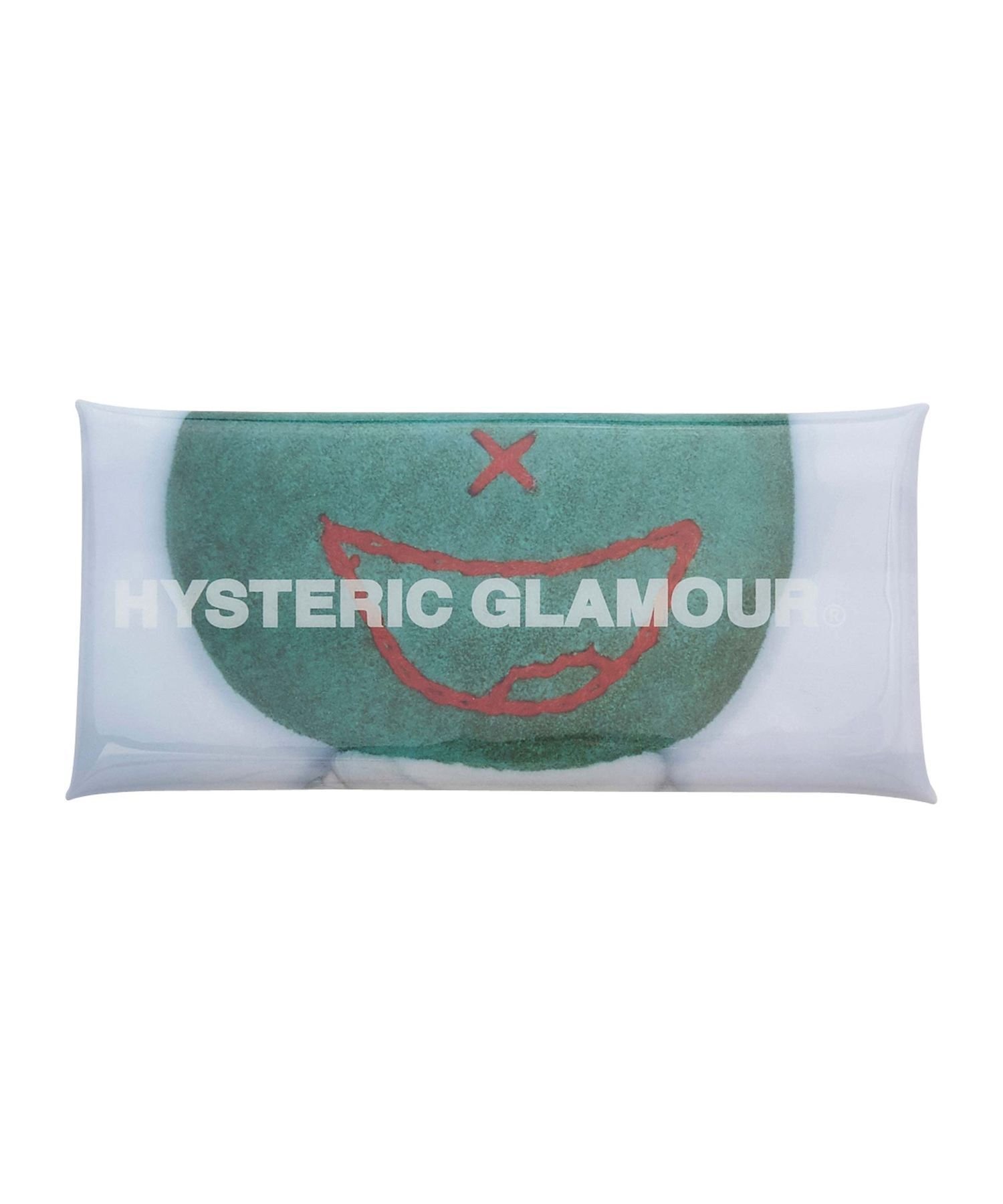HYSTERIC GLAMOUR PVCマルチケース ヒステリックグラマー 財布 ポーチ ケース ポーチ ホワイト イエロー