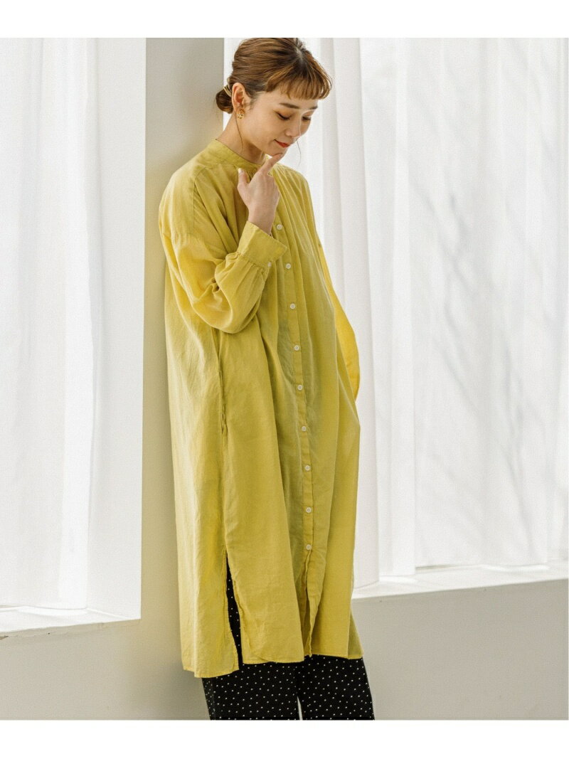 【SALE／50%OFF】studio CLIP ボイルピースダイスキッパーワンピース スタディオクリップ ワンピース・ドレス その他のワンピース・ドレス イエロー カーキ グリーン グレー ピンク ブラウン ブラック ブルー パープルのサムネイル